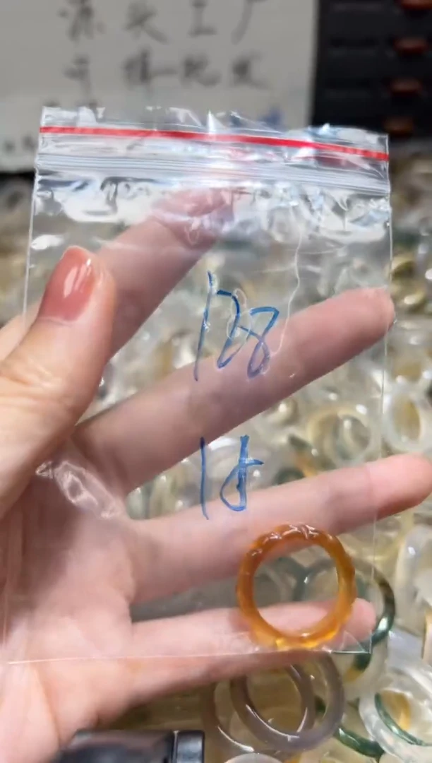 未镶嵌戒指玛瑙/玉髓128