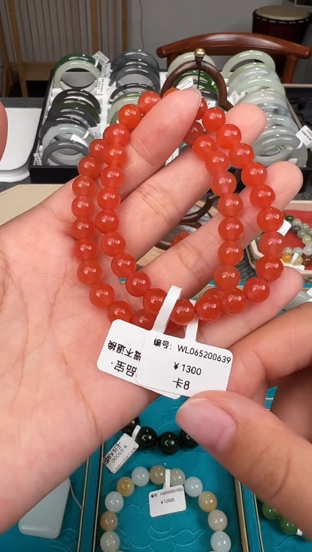 南红玛瑙未镶嵌颈饰多样性发货拍一发一 手串 8 WL