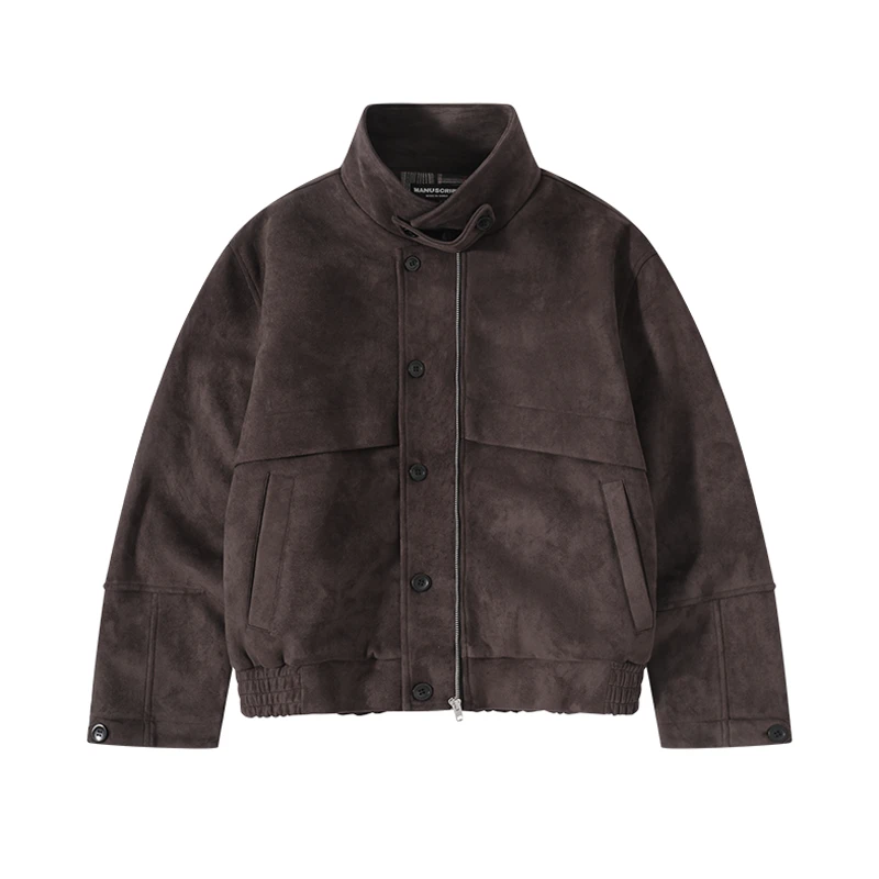 MANUSCRIPT 摩卡猎装夹克植绒巴恩风正肩干练夹克摩卡棕M65外套