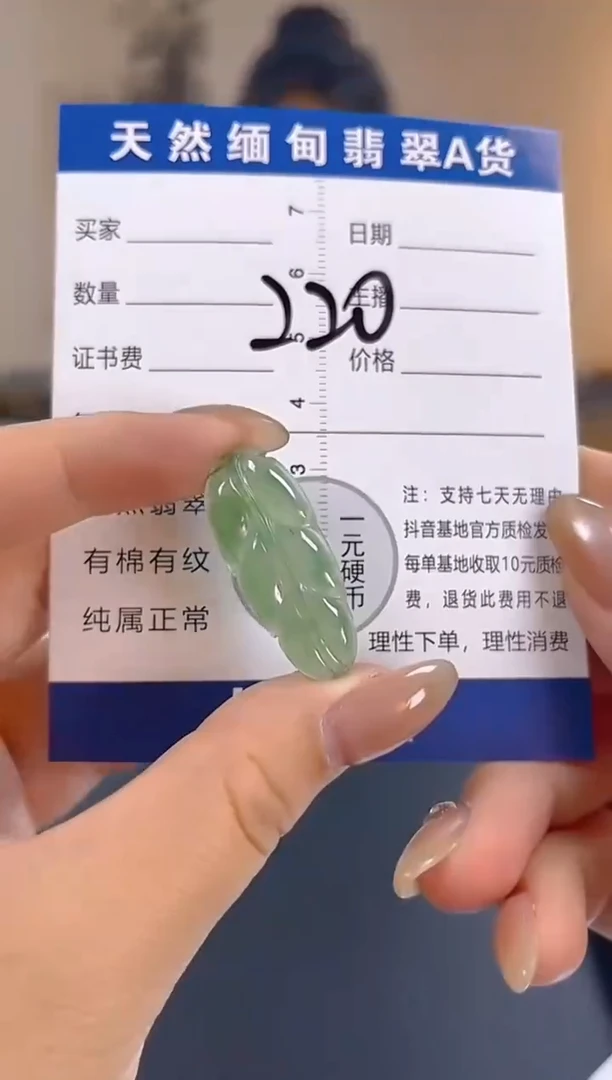 颈饰未镶嵌翡翠纯天然缅甸翡翠A货