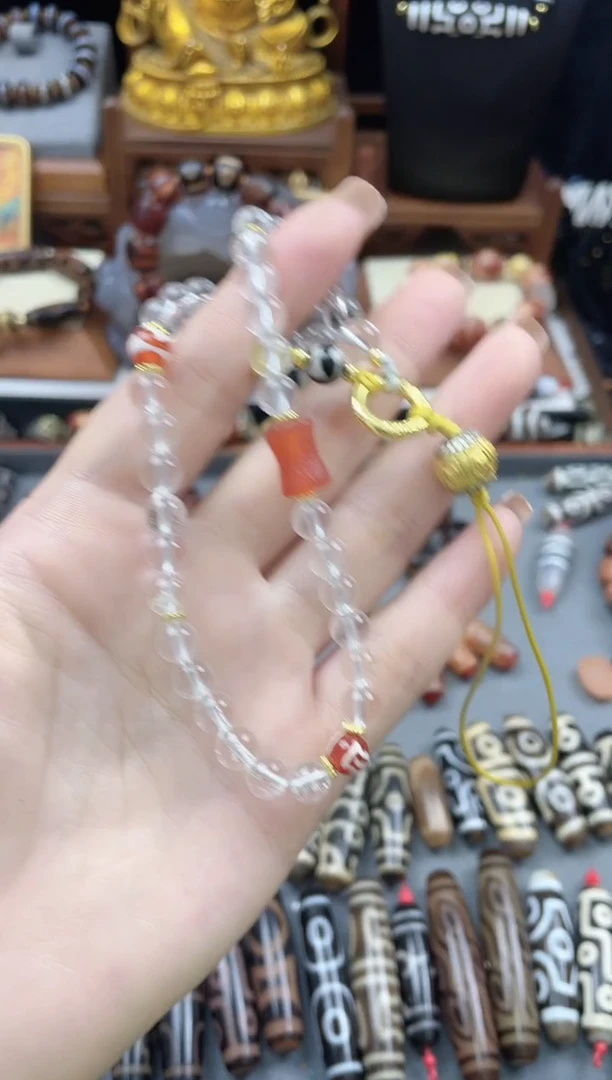 未镶嵌珠珠玛瑙/玉髓手机挂