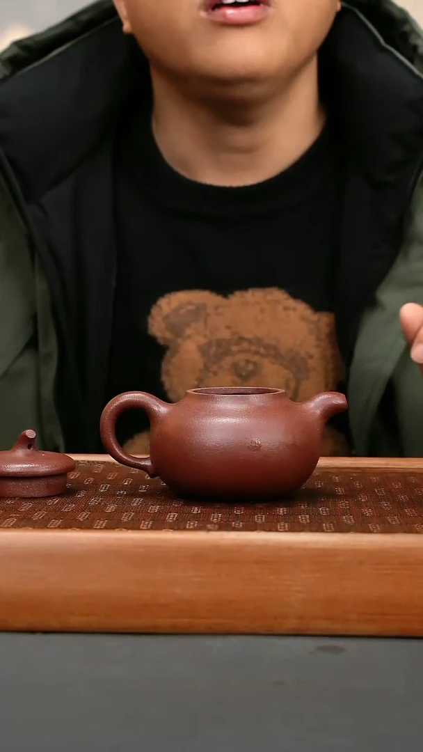 【闪购商品】紫砂茶壶syzj 底槽清手磨粗纱 茄瓜