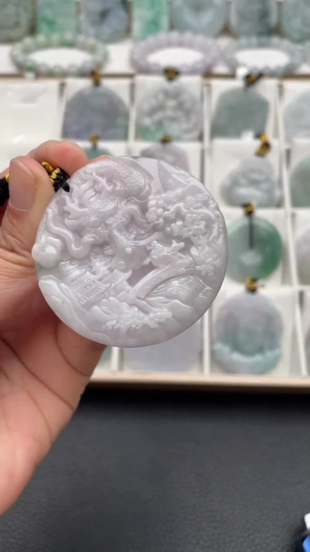 颈饰未镶嵌翡翠天然缅甸翡翠A货102