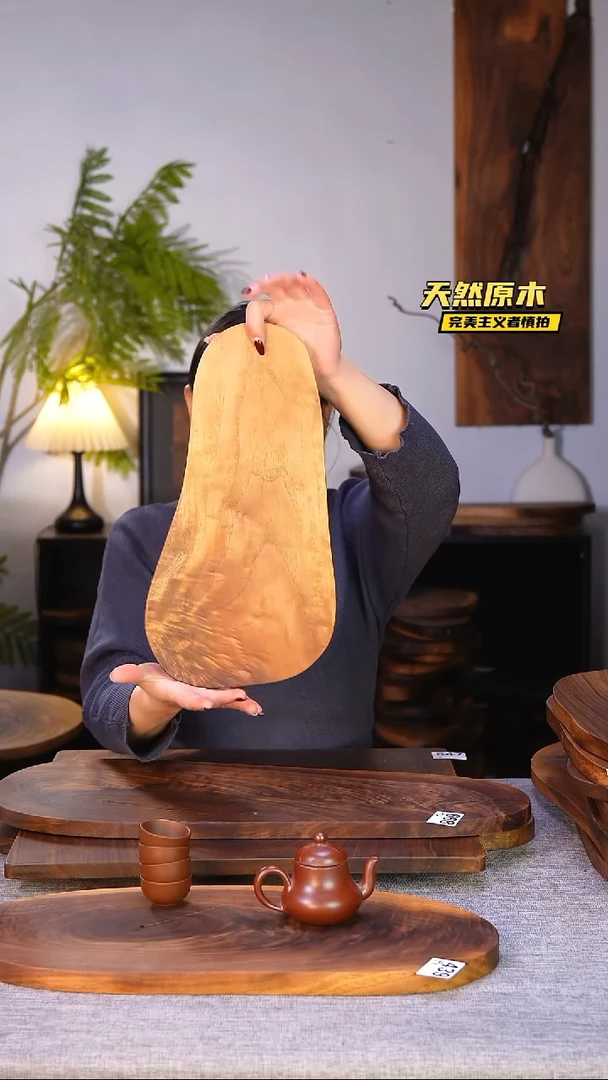 木北美黑胡桃原木.干裂疤结不属于商品质量问题完美主义者慎拍