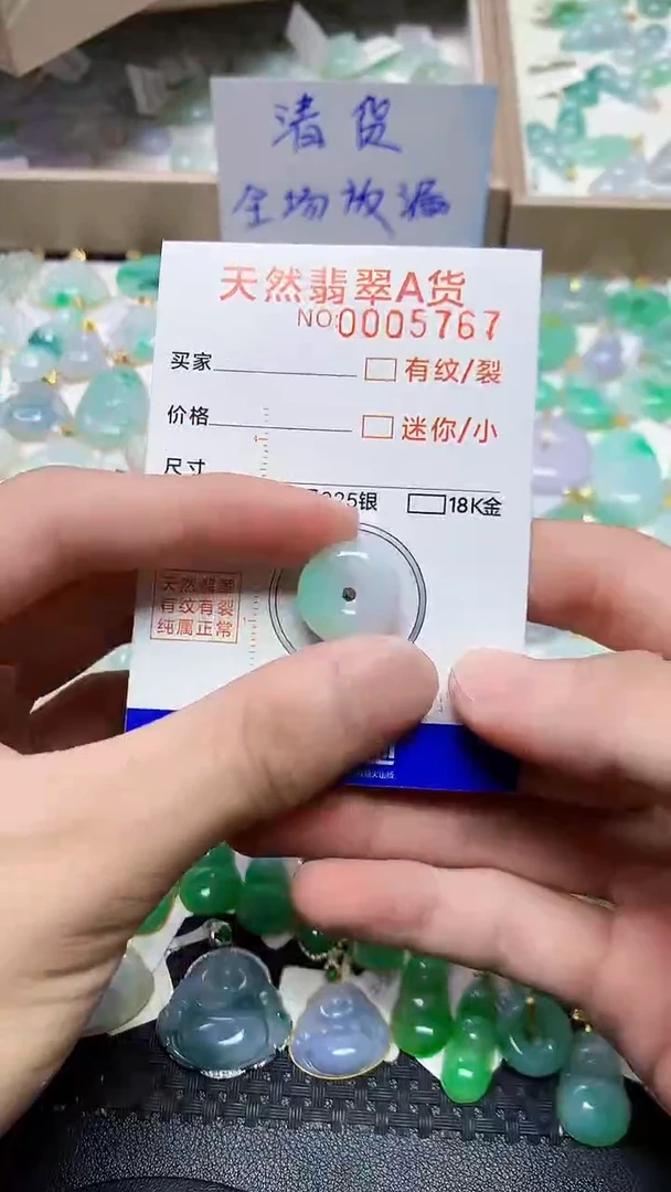 翡翠未镶嵌颈饰876786464564