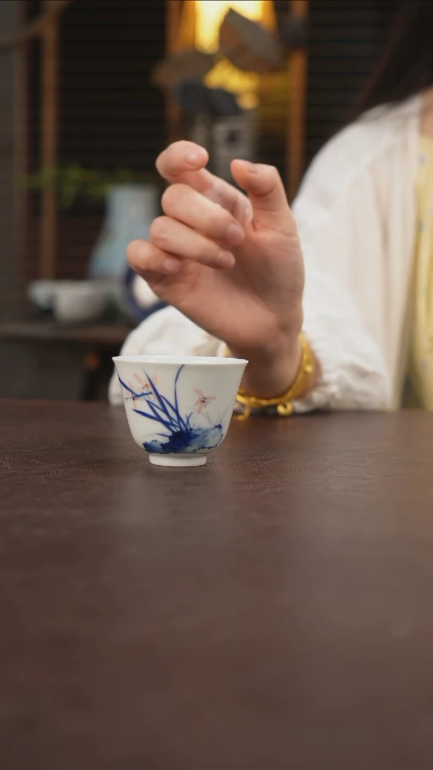 杯景德镇陶瓷杯碗柴烧多人T