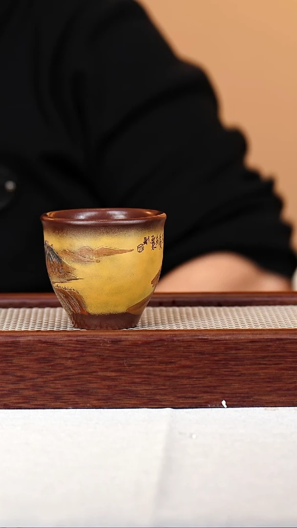 茶杯紫砂宜兴紫砂杯160CC  002