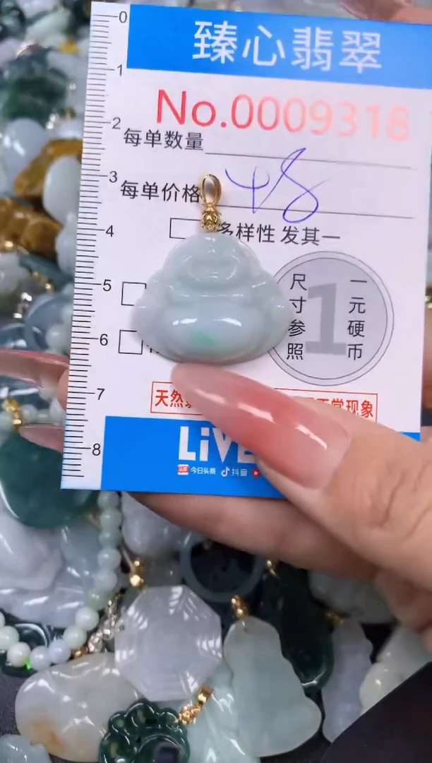 【闪购商品】翡翠颈饰未镶嵌含绳0009318