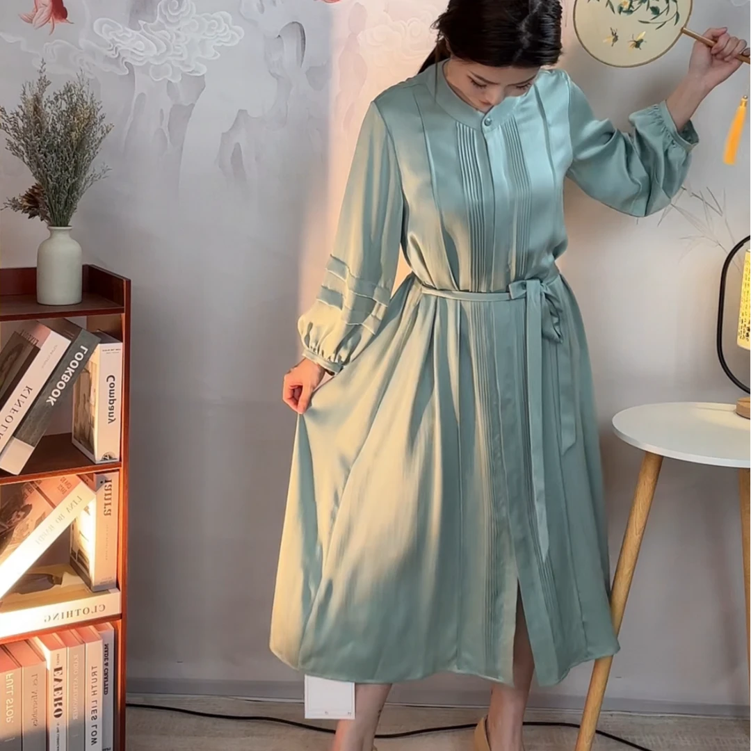 *小众炸街高级感女装【新店开业炸福利】19姆米弹力双乔连衣裙显瘦
