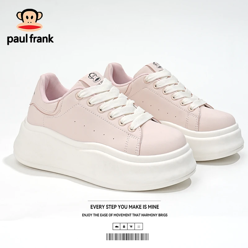 大嘴猴休闲增高厚底鞋女2025秋季新款小个子板鞋舒适时尚百搭韩版