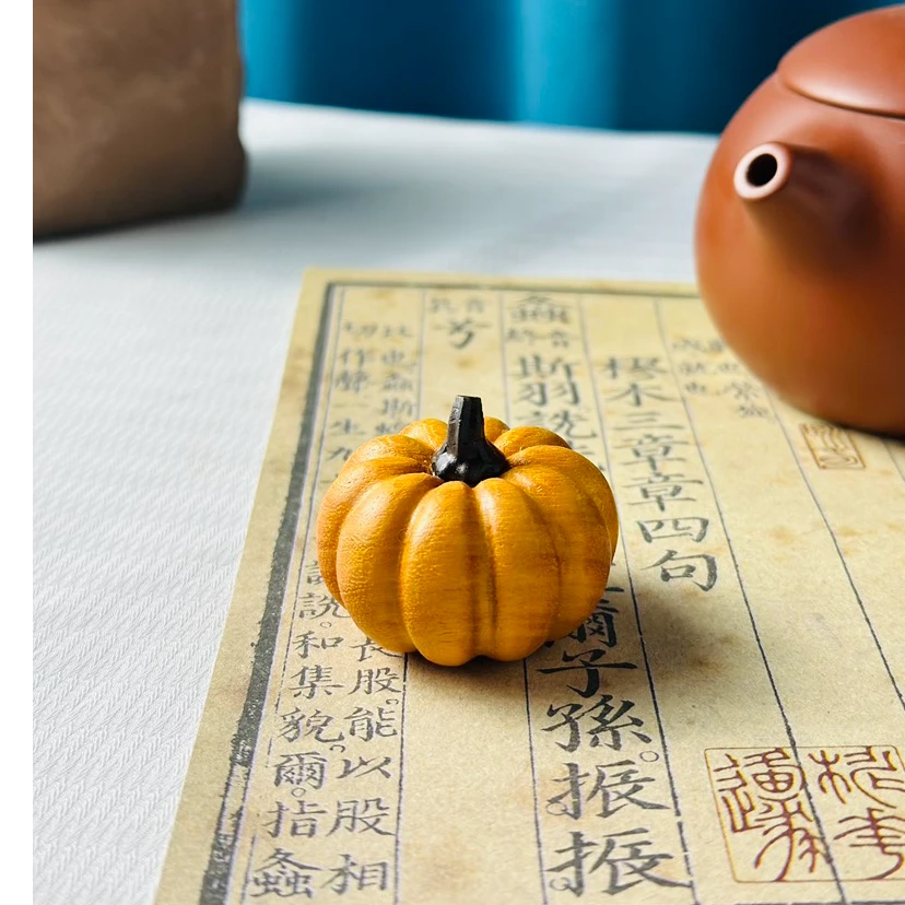 南瓜 茶宠盖置 装饰摆件