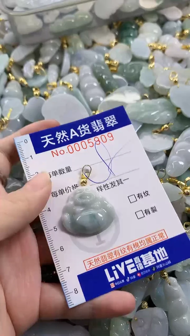 颈饰未镶嵌翡翠天然A货翡翠