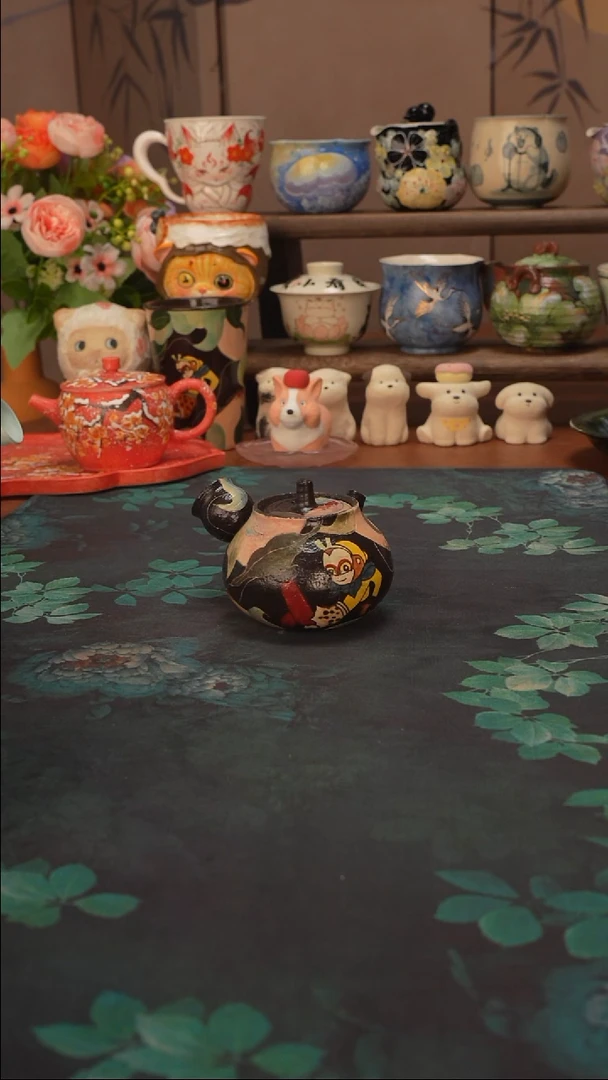 玄之  悟空偷桃侧把壶