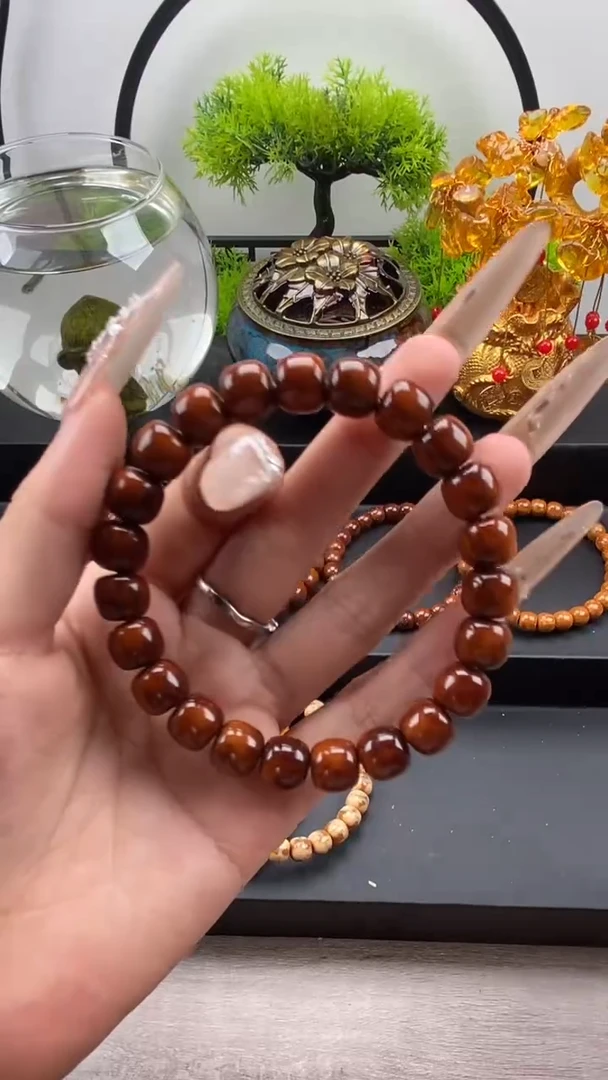 紫金鼠手串紫金鼠实心老型22号