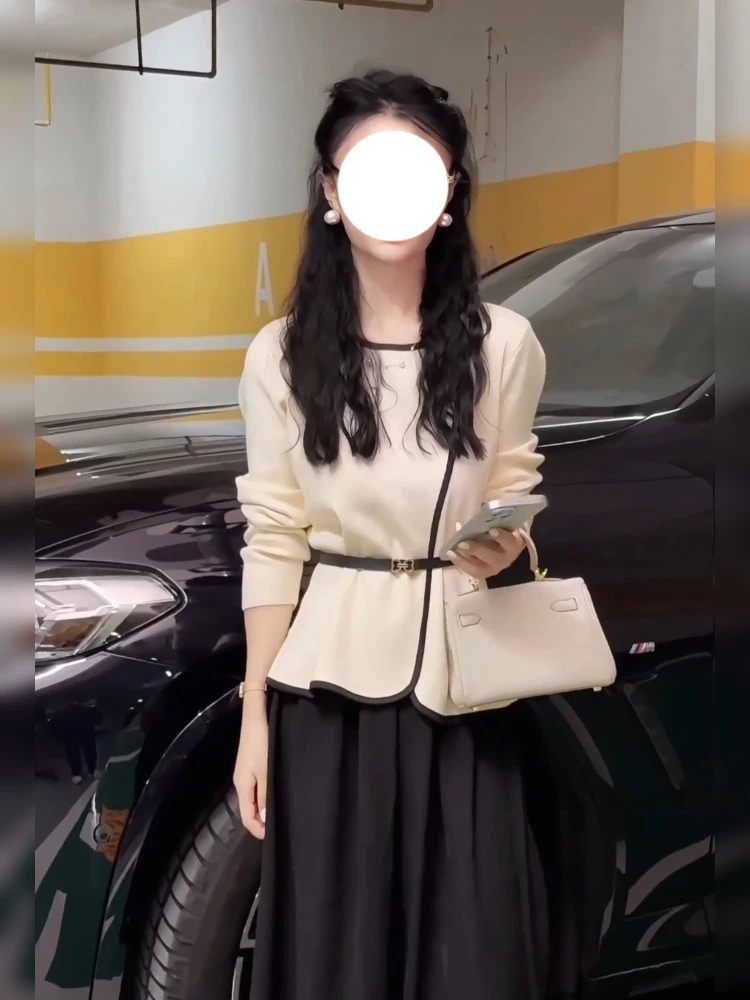 秋装轻熟风职场通勤港风穿搭赫本风法式小众白色上衣重要场合小衫