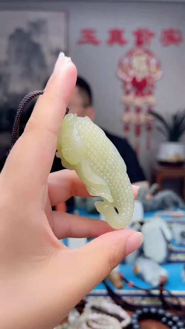 和田玉未镶嵌挂件1