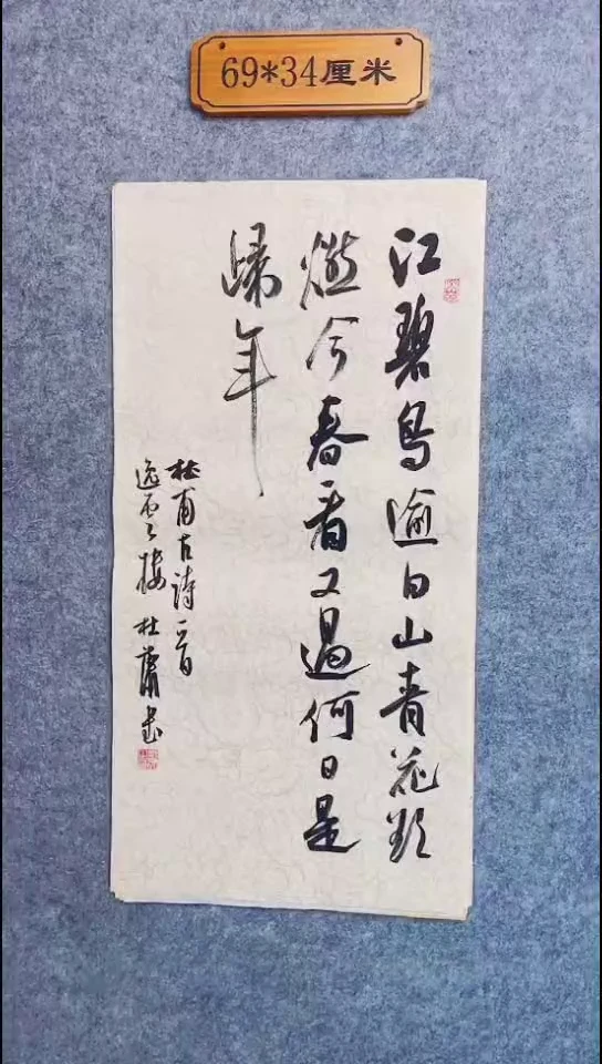 书法110中书协 杜潇书法放漏