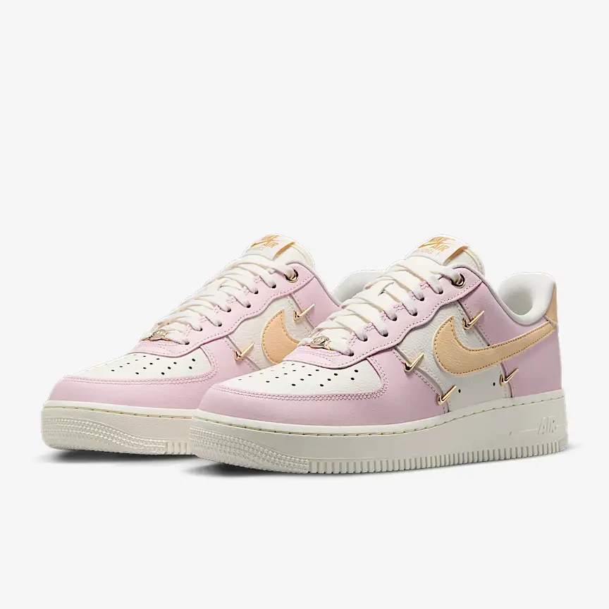 【HN荟聚NK】AF1舒适百搭防滑耐磨低帮女款板鞋粉白色IB2574600