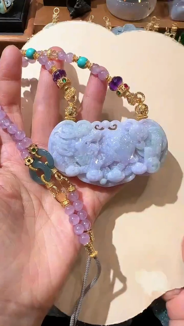 【闪购商品】翡翠颈饰未镶嵌国风