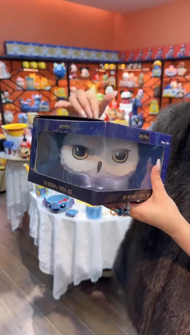 瓷片@@哈利波特海德威陶瓷零食碗