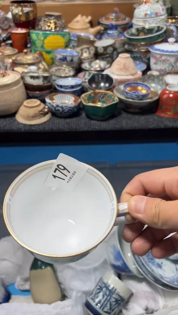 瓷片༩**ⁿ夏目海外回流瓷器中古品。