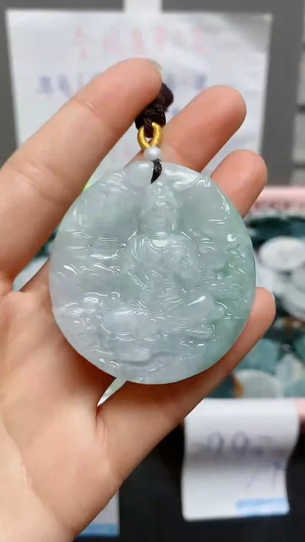 【闪购商品】翡翠颈饰未镶嵌天然翡翠A货