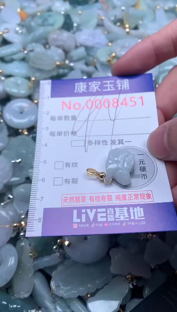 【闪购商品】翡翠吊坠(不含链)未镶嵌8451多样性发其一