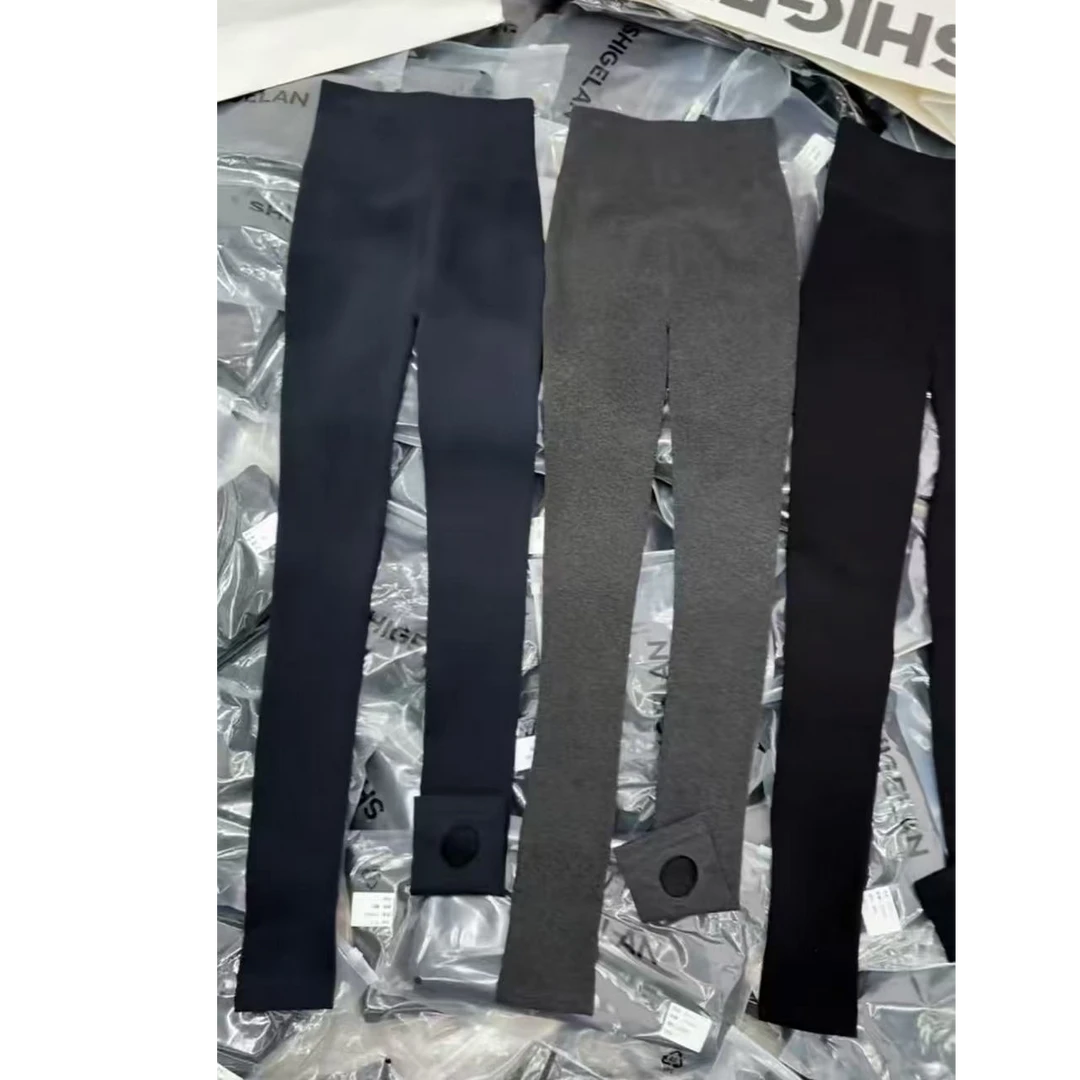 莹莹家/欧货女装时尚百搭修身踩脚加绒保暖瑜伽裤打底裤