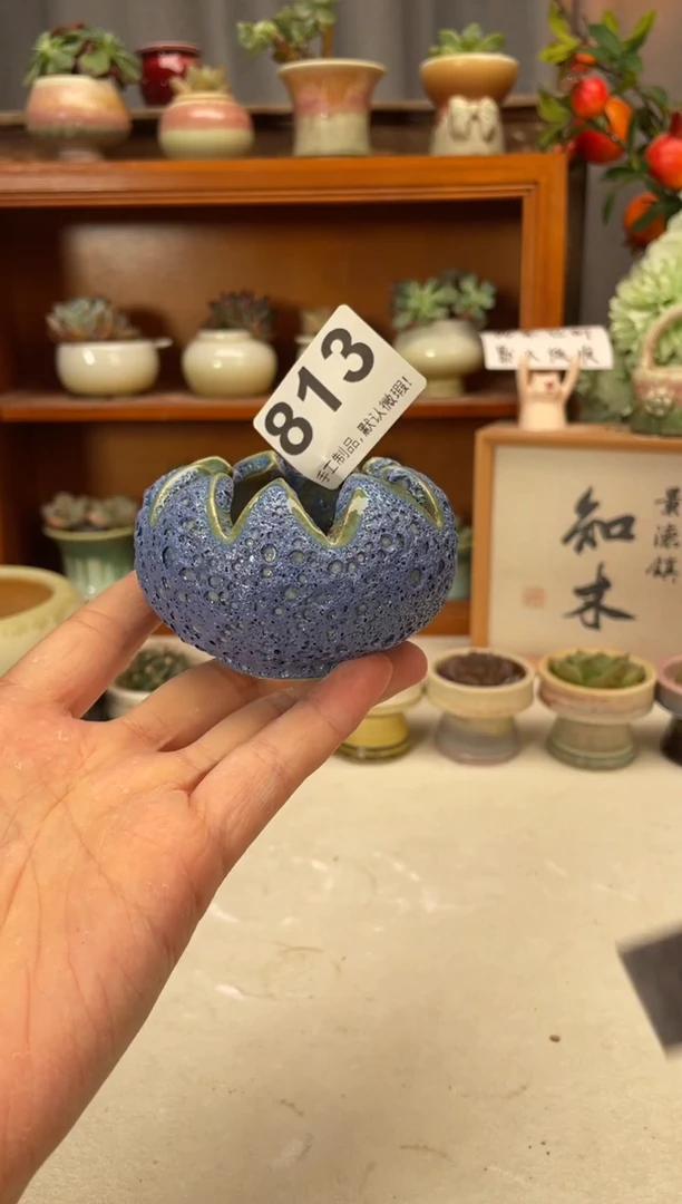 瓷片813知木小芳花盆