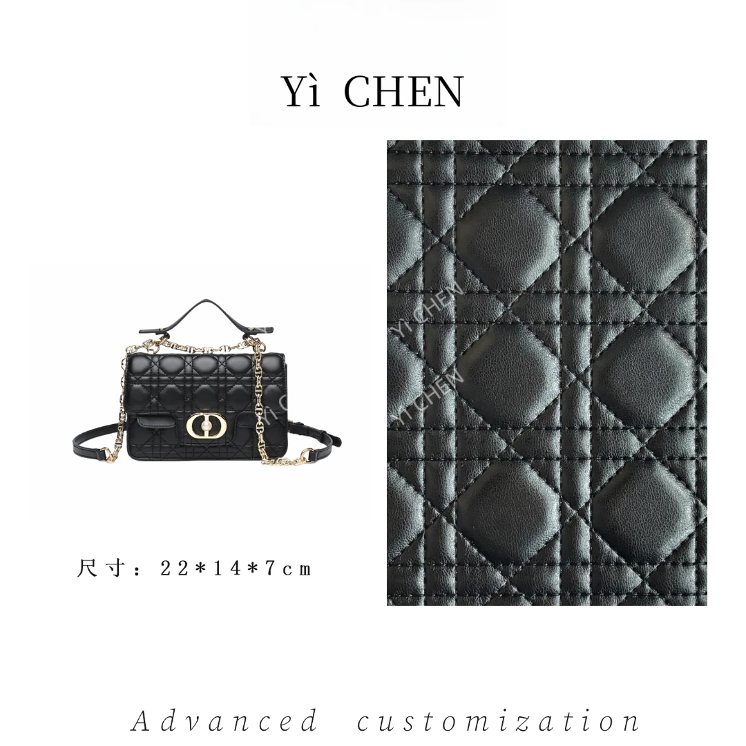 【Yì CHEN】RC-25505-黑色 简约时尚女士新款轻奢单肩斜跨包