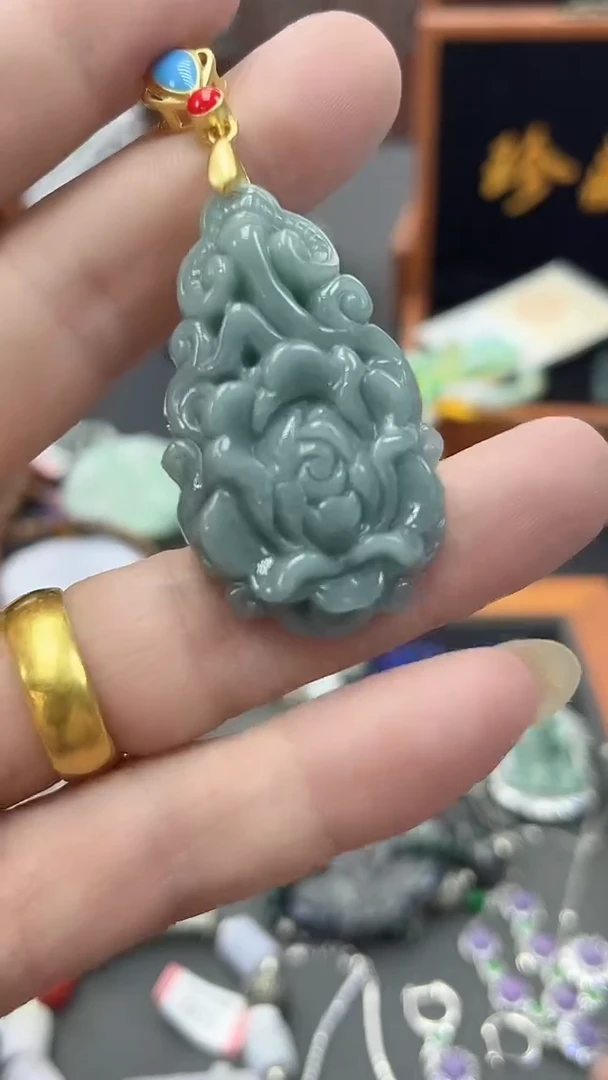 颈饰未镶嵌翡翠翡翠吊坠