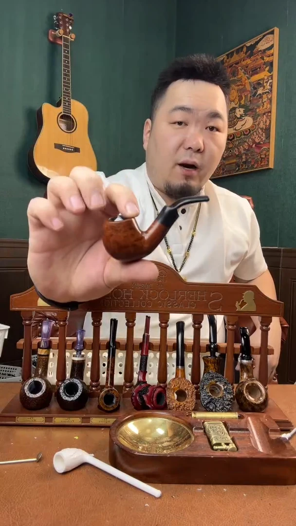 石楠木木雕款意大利进口石楠木烟斗
