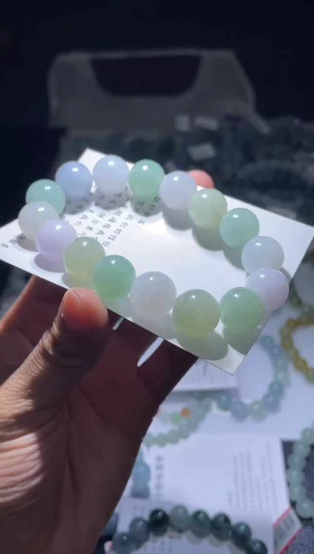 未镶嵌定制翡翠翡翠手串