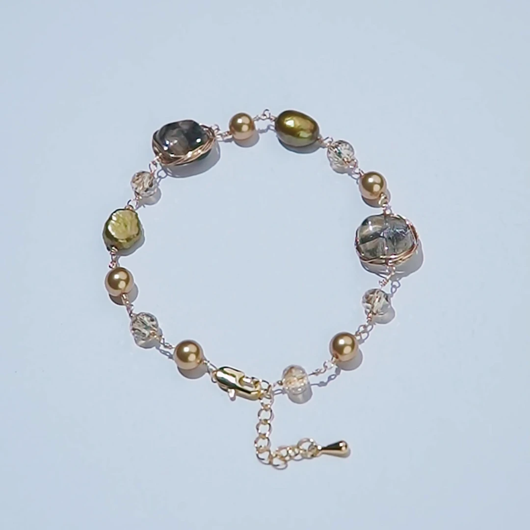 铜合金手链 NL02881B江山时尚老手链时尚简约百搭铜合金