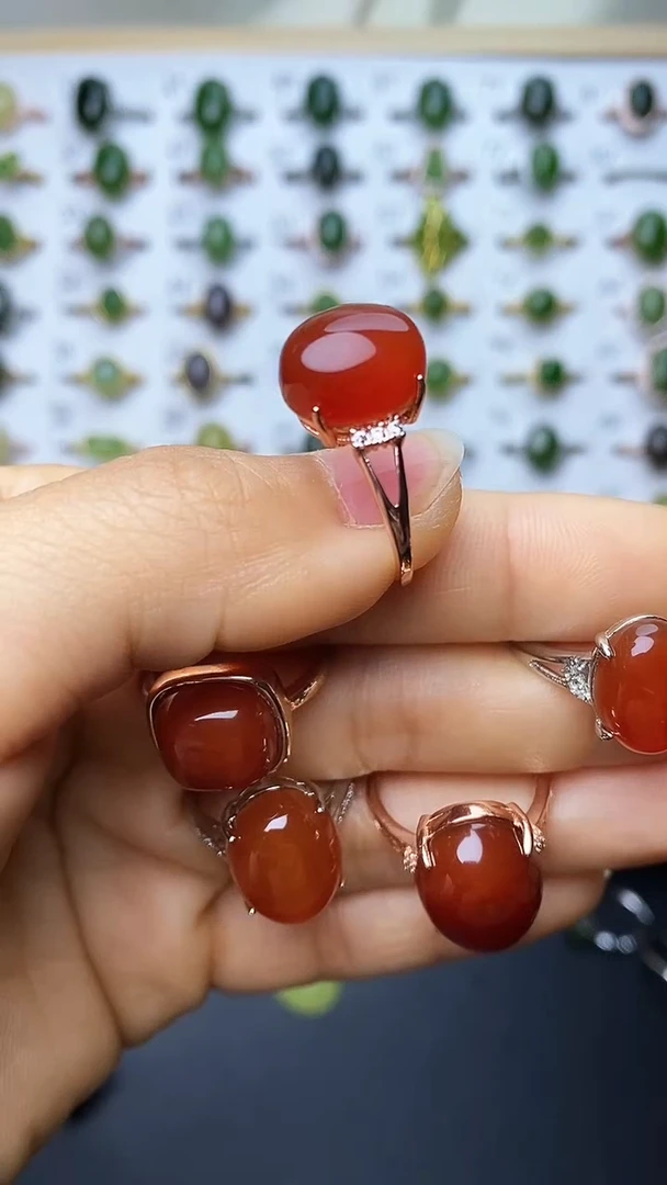 【闪购商品】南红玛瑙戒指未镶嵌1