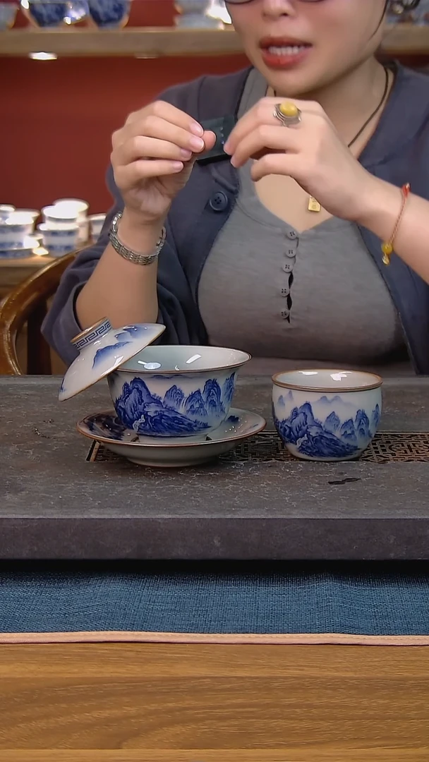 简装家用款2件套 老陶泥开片纹陶瓷茶具