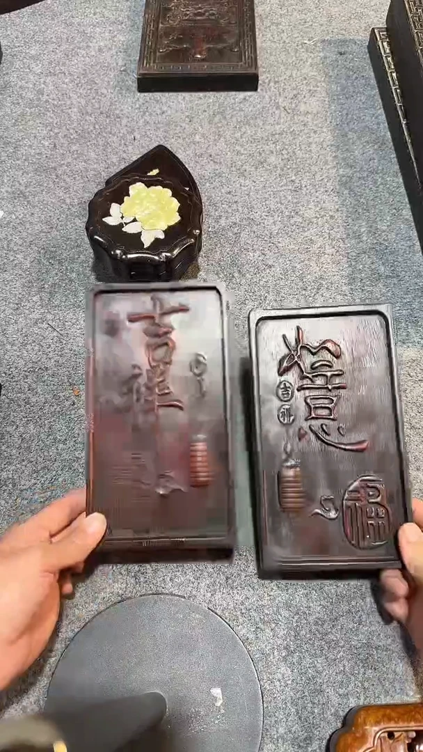 檀香紫檀（小叶紫檀）石*紫檀拆件雕刻板以直播间实物为准微瑕老物