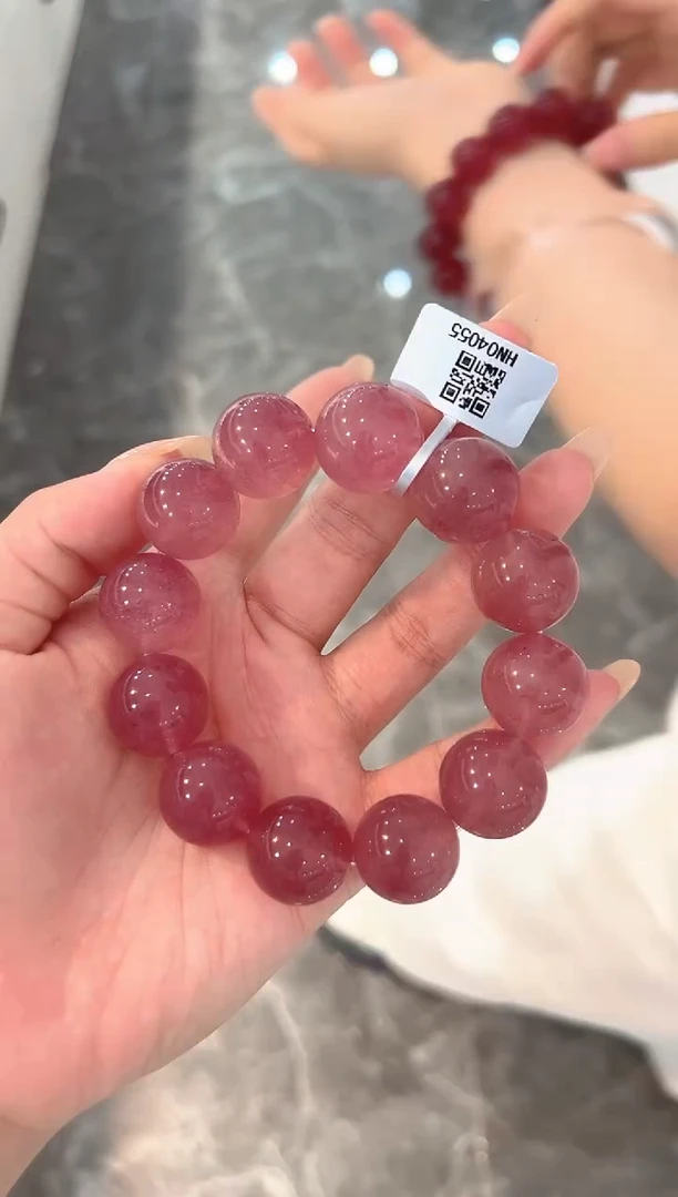 未镶嵌手串石英质玉手串