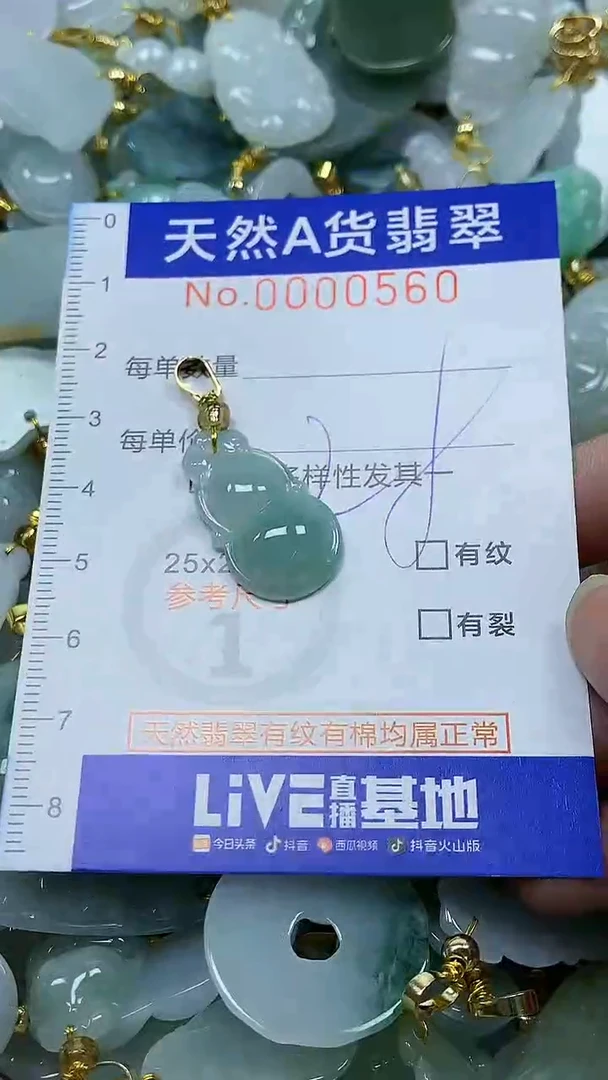 颈饰未镶嵌翡翠纯天然a货翡翠