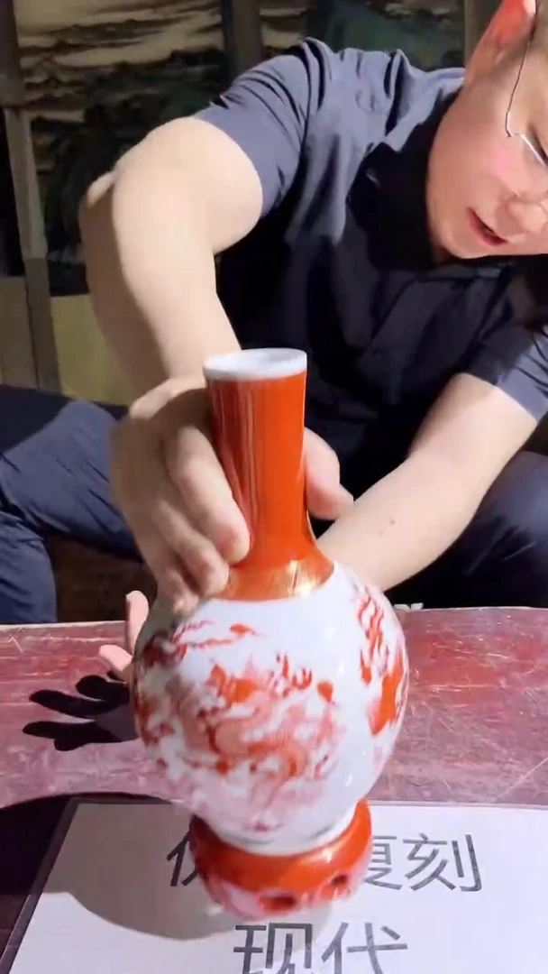 摆件景德镇陶瓷流水176