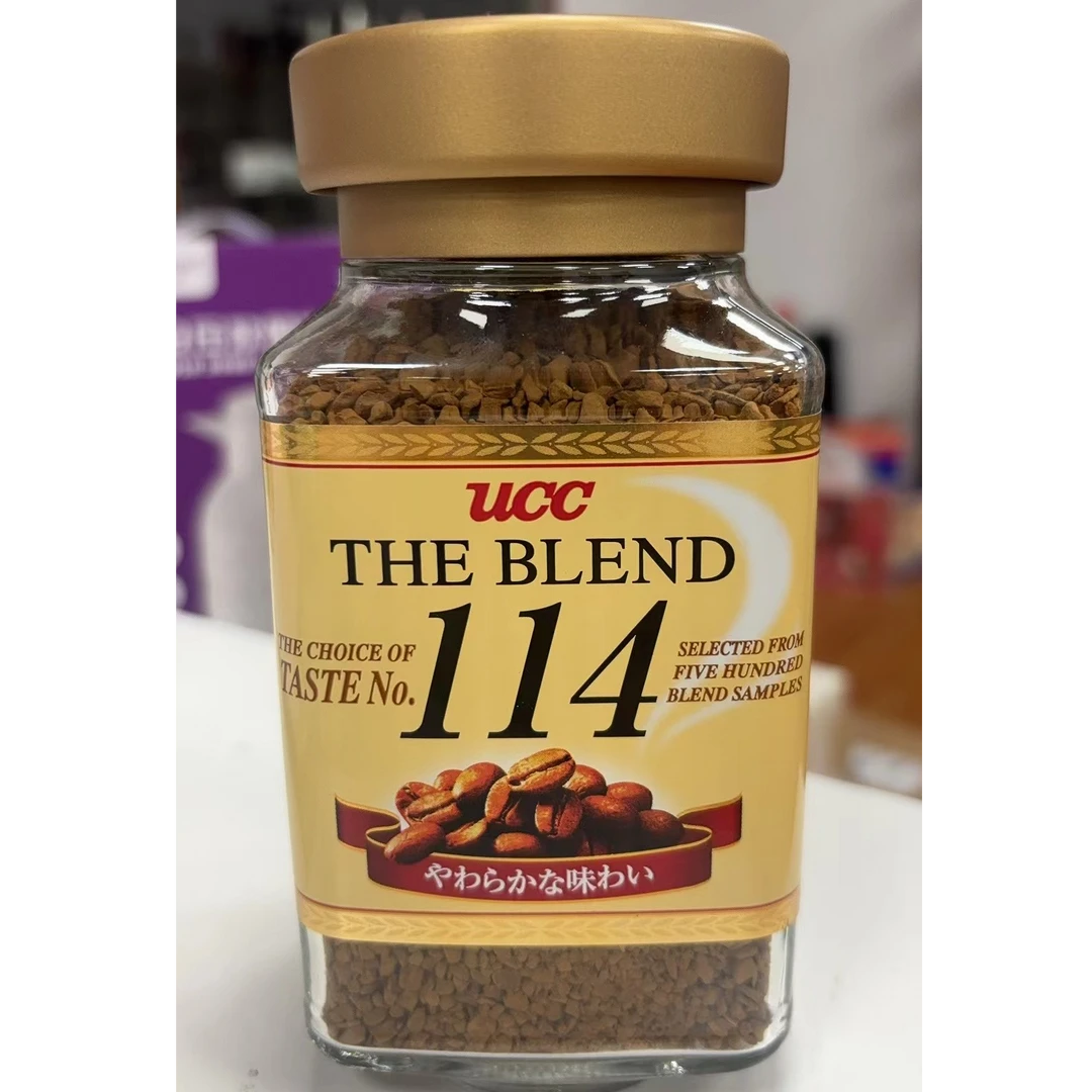 【2025-07-28到期】UCC悠诗诗114速溶咖啡粉 90g