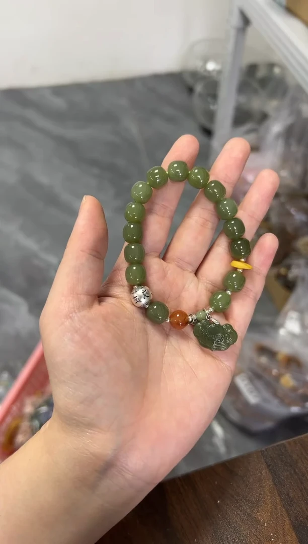 手链未镶嵌和田玉和田玉手串3[多样发其一]