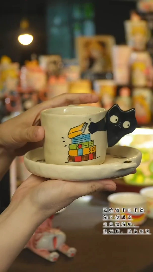 杯景德镇陶瓷手作杯&A495