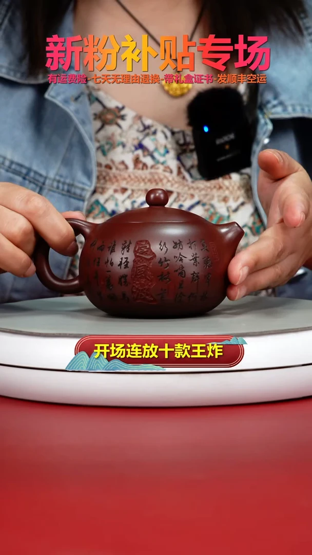茶壶紫砂蒋静明龙血砂定风波西施250CC