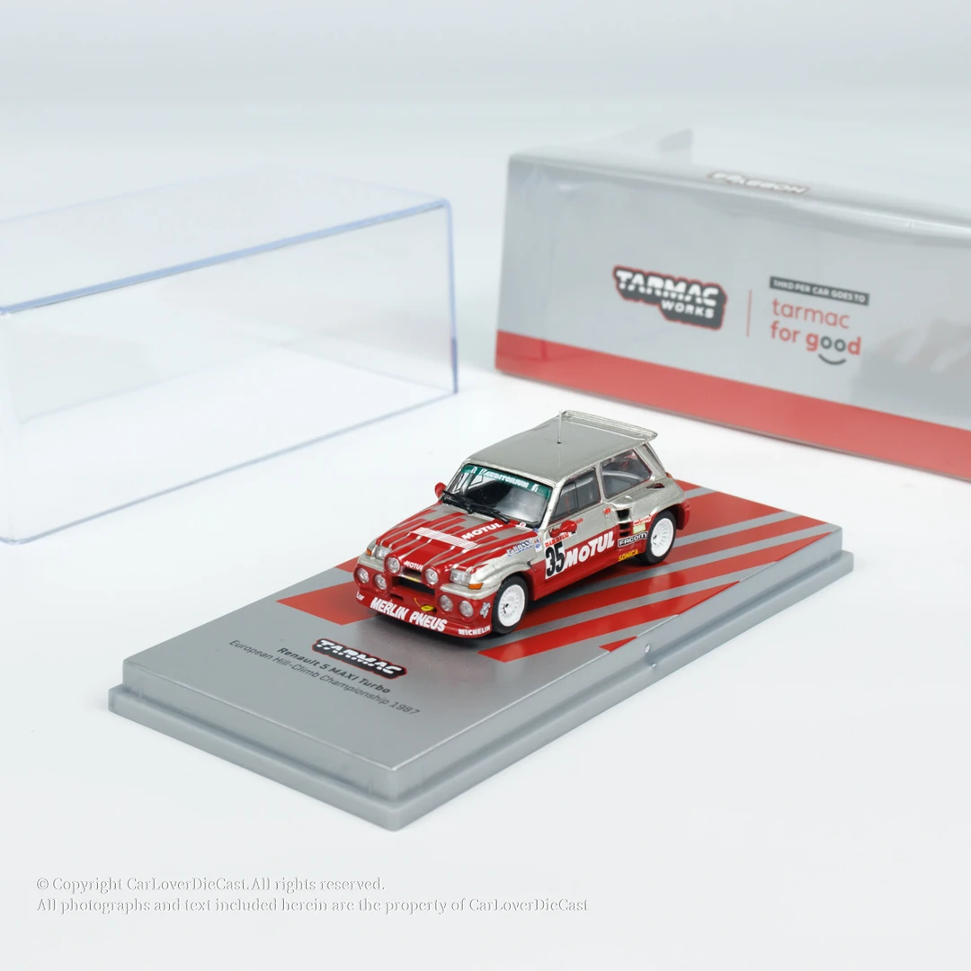 TW 1:64 雷诺Renault 5 MAXI Turbo 欧洲爬山锦标赛 合金汽车模型