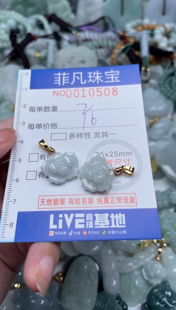 翡翠未镶嵌颈饰10508