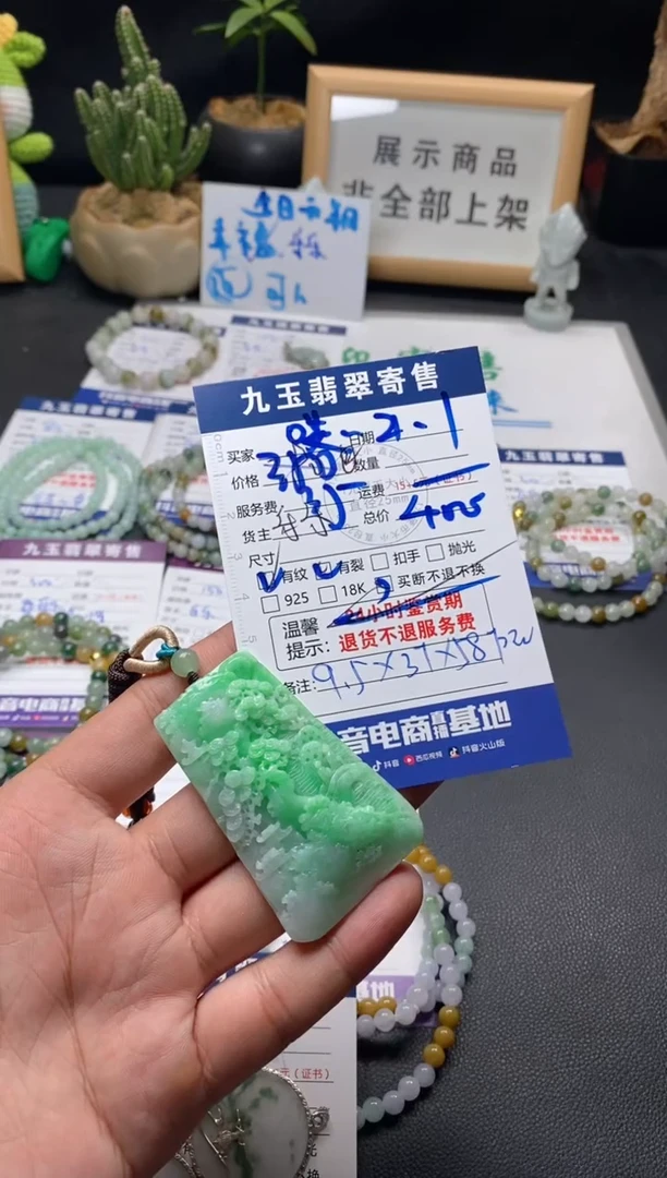 【闪购商品】翡翠颈饰未镶嵌买断2