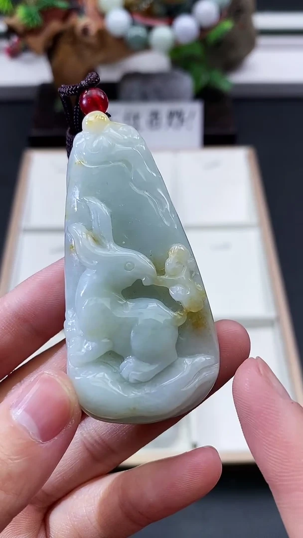 颈饰未镶嵌翡翠天然缅甸A货翡翠