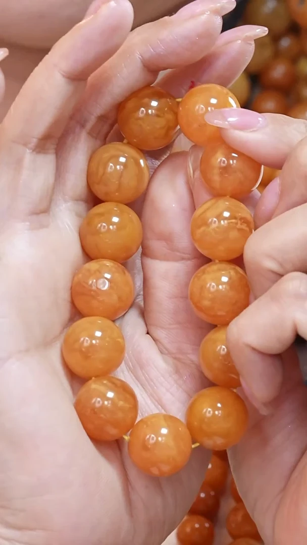 蜜蜡颈饰未镶嵌8544天然蜜蜡珠宝奇石云端妖孽全部保真