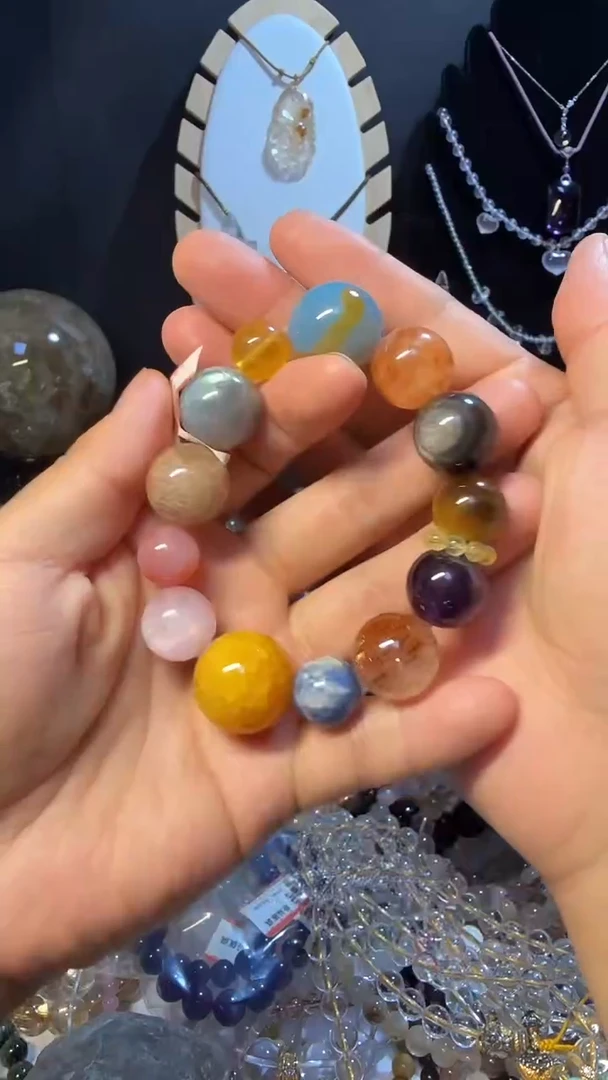 未镶嵌手链水晶天然多宝手链